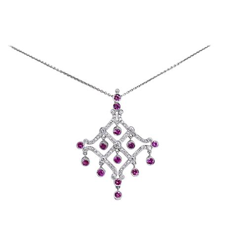 louis vuitton high jewelry pink sapphire and diamond necklace|louis vuitton deep time collection.